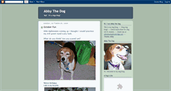 Desktop Screenshot of abbythedog.blogspot.com