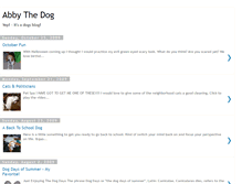 Tablet Screenshot of abbythedog.blogspot.com