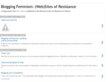 Tablet Screenshot of bloggingfeminism.blogspot.com