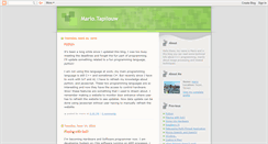 Desktop Screenshot of mariotapilouw.blogspot.com