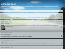 Tablet Screenshot of mariotapilouw.blogspot.com