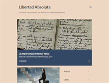 Tablet Screenshot of libertaddemaya.blogspot.com