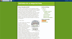 Desktop Screenshot of historiadelaarquitectura.blogspot.com