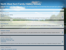 Tablet Screenshot of northwestkentfamilyhistorysociety.blogspot.com