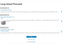 Tablet Screenshot of longislandfirewood.blogspot.com