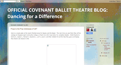 Desktop Screenshot of covenantballet.blogspot.com