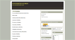 Desktop Screenshot of favscores.blogspot.com