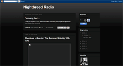 Desktop Screenshot of nightbreedradio.blogspot.com