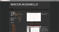 Desktop Screenshot of maiconbusanello.blogspot.com
