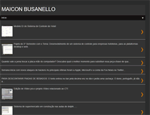 Tablet Screenshot of maiconbusanello.blogspot.com