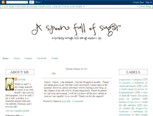 Tablet Screenshot of dailyspoonfullofsugar.blogspot.com