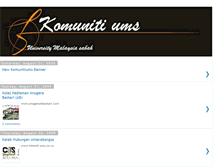 Tablet Screenshot of komunitiums.blogspot.com