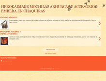 Tablet Screenshot of herokaimake-mochilasarhuacas.blogspot.com