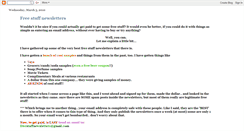 Desktop Screenshot of freestuffnewsletters.blogspot.com