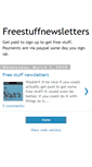 Mobile Screenshot of freestuffnewsletters.blogspot.com