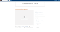 Desktop Screenshot of konserverad.blogspot.com