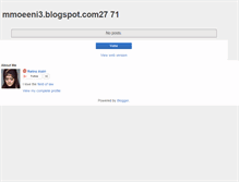 Tablet Screenshot of mmoeeni3.blogspot.com