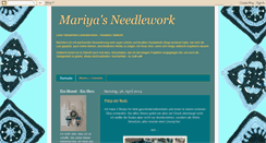 Desktop Screenshot of mariyas-needlework.blogspot.com