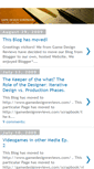 Mobile Screenshot of gamedesignscrapbook.blogspot.com