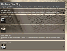 Tablet Screenshot of lonestarfreelance.blogspot.com