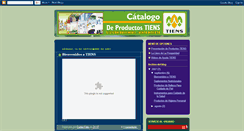 Desktop Screenshot of catalogodeproductostiens.blogspot.com