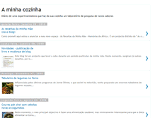 Tablet Screenshot of aminhacozinha.blogspot.com
