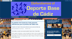 Desktop Screenshot of deportebasecadiz.blogspot.com