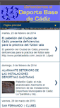 Mobile Screenshot of deportebasecadiz.blogspot.com