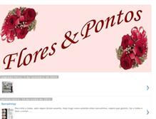 Tablet Screenshot of floresepontos.blogspot.com