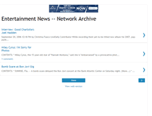 Tablet Screenshot of entertainment-news-network-archive.blogspot.com