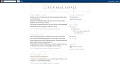 Desktop Screenshot of destinrealty.blogspot.com