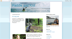 Desktop Screenshot of paddleandknit.blogspot.com