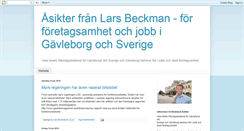 Desktop Screenshot of larsbeckman.blogspot.com