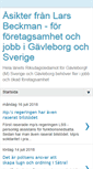 Mobile Screenshot of larsbeckman.blogspot.com