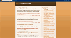 Desktop Screenshot of carrieinsurance.blogspot.com