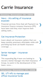 Mobile Screenshot of carrieinsurance.blogspot.com