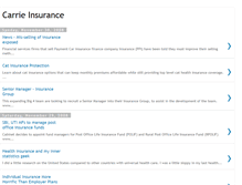 Tablet Screenshot of carrieinsurance.blogspot.com