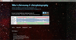 Desktop Screenshot of mikes-astro.blogspot.com