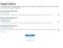 Tablet Screenshot of daglighudpleie.blogspot.com