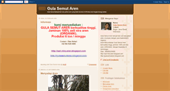 Desktop Screenshot of gula-semut-aren.blogspot.com