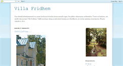 Desktop Screenshot of kotiin-villafridhem.blogspot.com