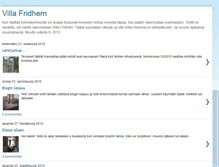 Tablet Screenshot of kotiin-villafridhem.blogspot.com