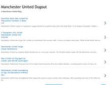 Tablet Screenshot of manchesteruniteddugout.blogspot.com