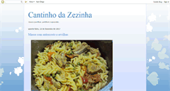 Desktop Screenshot of cantinhodazezinha.blogspot.com