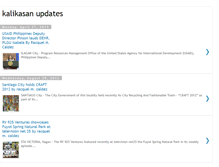 Tablet Screenshot of kalikasanupdates.blogspot.com