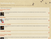 Tablet Screenshot of conversandodearte.blogspot.com