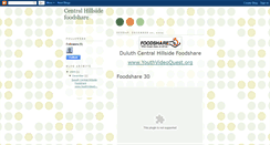 Desktop Screenshot of centralhillsidefoodshare.blogspot.com