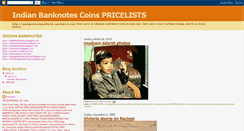Desktop Screenshot of banknotepricelist.blogspot.com