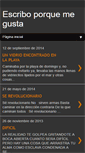 Mobile Screenshot of escriboporquemegusta.blogspot.com