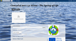 Desktop Screenshot of comeniusproject2011.blogspot.com